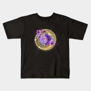 Persephone goddess art by Renee L. Lavoie Kids T-Shirt